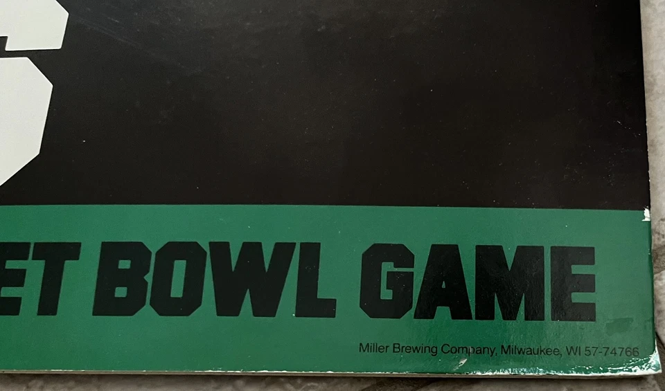 TEXAS LONGHORNS Air Force 1985 Bluebonnet Bowl Lite Promo Advertisement Poster - Image 3 of 4