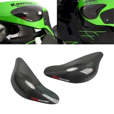 For Kawasaki ZX6R ZX-10R 19-24 Real carbon fiber fuel tank guard slider Cover 