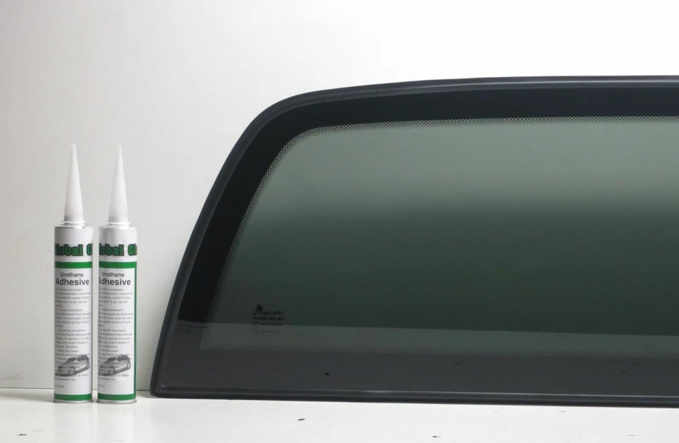 Fits 1997-2011 Dodge Dakota Pickup Rear Back Glass Window+ 2 Glues w/ Molding Foto 3 de 4