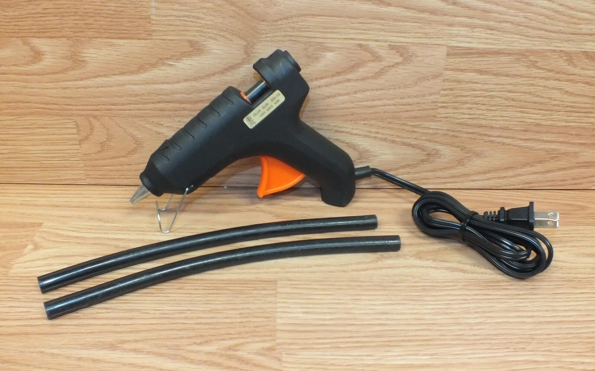 Black & Orange Glue Gun (GG-10) 120 Volts 60 HZ 40 Watts w/ 2 Large Glue  Sticks!