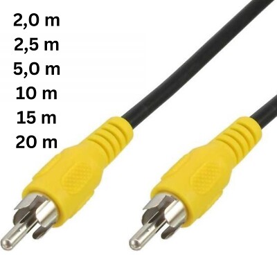 Koax Composite Audio VIDEO Kabel Digital Audio 75OHM Chinch zu Cinch Stecker