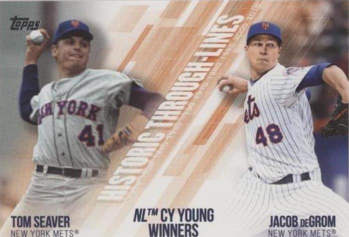 2019 Topps - Jacob deGrom Tom Seaver #HTL-32 - 1 of 1