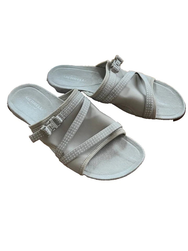 Sandalias deportivas Merrell Terran Post II bronceadas de espuma viscoelástica talla 10 Foto 3 de 4