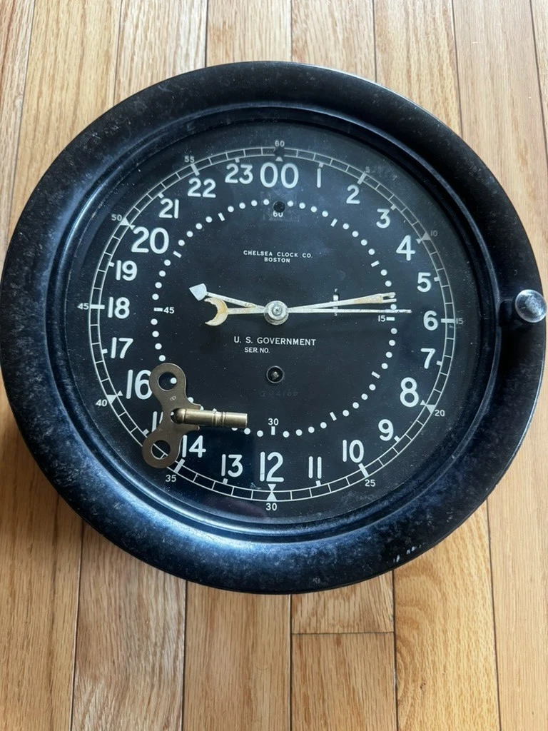 Chelsea Brass Clock In Antique Maritime Clocks | eBay