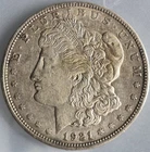 ​1921-D Morgan Silver Dollar | Denver | Fine/VF