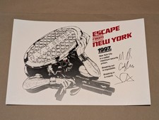 John Carpenter Concert They Live gift bag, Escape from New York signed poster