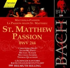 Johann Sebastian Bach Bach: St. Matthew Passion, BWV244 (CD) Album