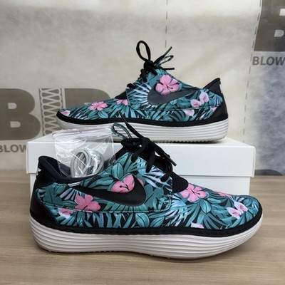 Nike Solarsoft Moccasin SP Floral Pack Sneakers Men's Size 9 622269-090 MINT