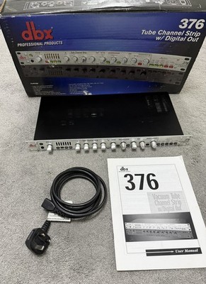 Dbx 376 Röhren Channel Strip mit Analog und Digital Ausgängen 