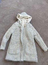 Zara Girls Knitwear Outerwear Winter Collection Zip Up Sherpa Lining Jacket Faux