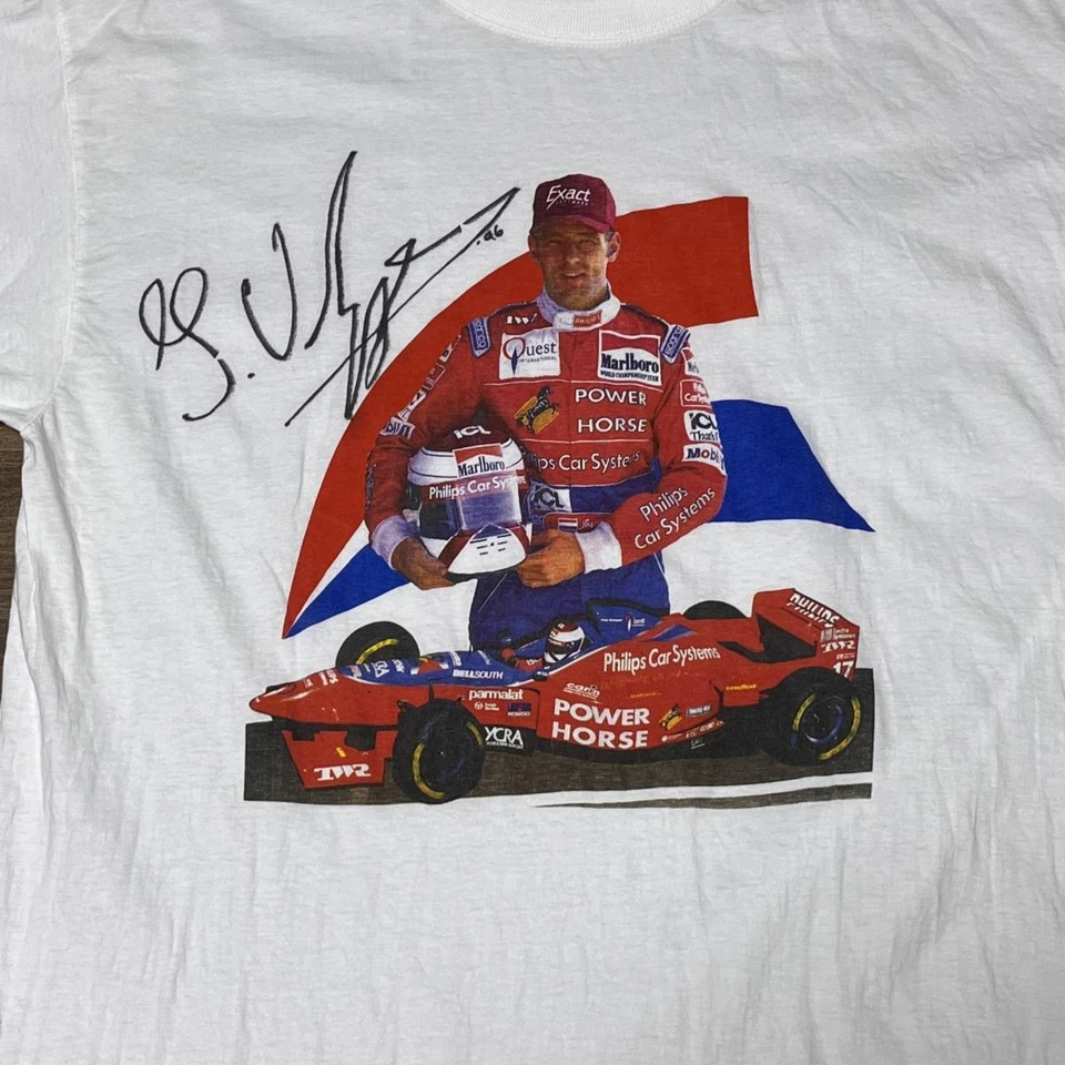 Jos Verstappen Arrows FA17 Formula 1 T-Shirt XXL Signed Style Design - Image 2 of 4