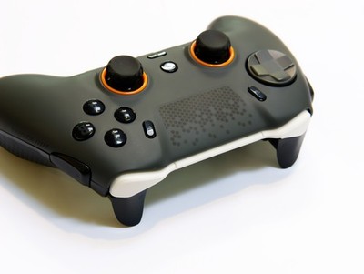 Durable Replacement RB LB Bumpers for Scuf Envision Pro Controller - White V1 V2