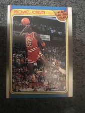 1988 - 1989 MICHAEL JORDAN Basketball Card Fleer All Star # 120 Sharp Corners