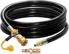 DOZYANT 12FT Propane Quick Hose Disconnect Conversion Kit & Adapter 
