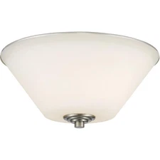 Z-Lite 432F2-BN Jarra 2 Light 13 inch Brushed Nickel Flush Mount Ceiling Light