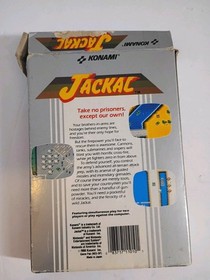 Jackal Regular Nintendo NES Video Game Complete In Box Konami 