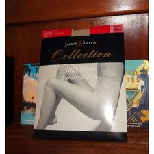 Vintage Jaclyn Smith Collection Silky Sheer Control Top Pantyhose size C bisque