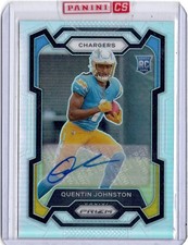 2023 Prizm Quentin Johnston Auto Silver RC Rookie Autograph #353 Sealed