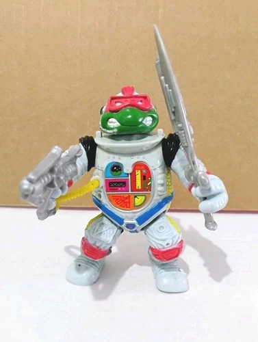 Vintage 1990 Space Cadet Raph TMNT Teenage Mutant Ninja Turtles Figure Playmate