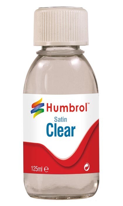 Humbrol CLEAR SATIN VARNISH Acrylic 125ml bottle thin water soluble AC7435 - Image 2