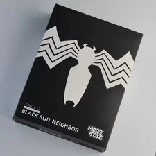 Figura de acción Mess Toys Spider-Man Symbiote traje negro vecino Peter Parker 7"