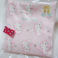 Sanrio Hello Kitty Snow Rabbit Christmas Handbag Cute Holiday Bag New