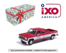 1:64 IXO Models *RED & WHITE* 1976 GMC Sierra K2500 ST NICKS CHRISTMAS TREE FARM