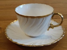 Antike Kaffeetasse mit Untertasse – Sarreguemines Utzschneider & Cie