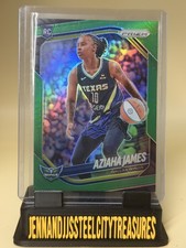 2025 Panini WNBA Prizm Aziaha James 83 Green RC Dallas Wings