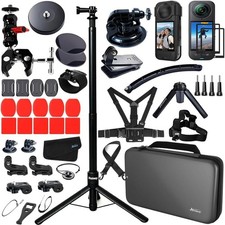 Accessories Kit for Insta360 X6 Selfie Stick Tripod Carrying Case Bundle