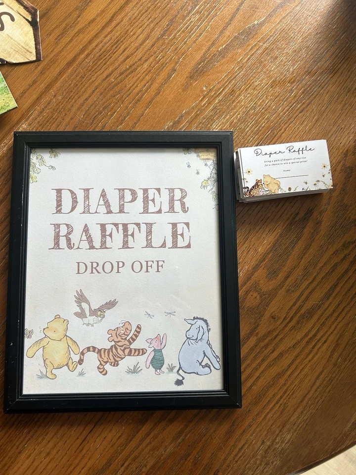 Lote de libros de cuentos Winnie the Pooh decoraciones de baby shower y suministros de fiesta Foto 2 de 4