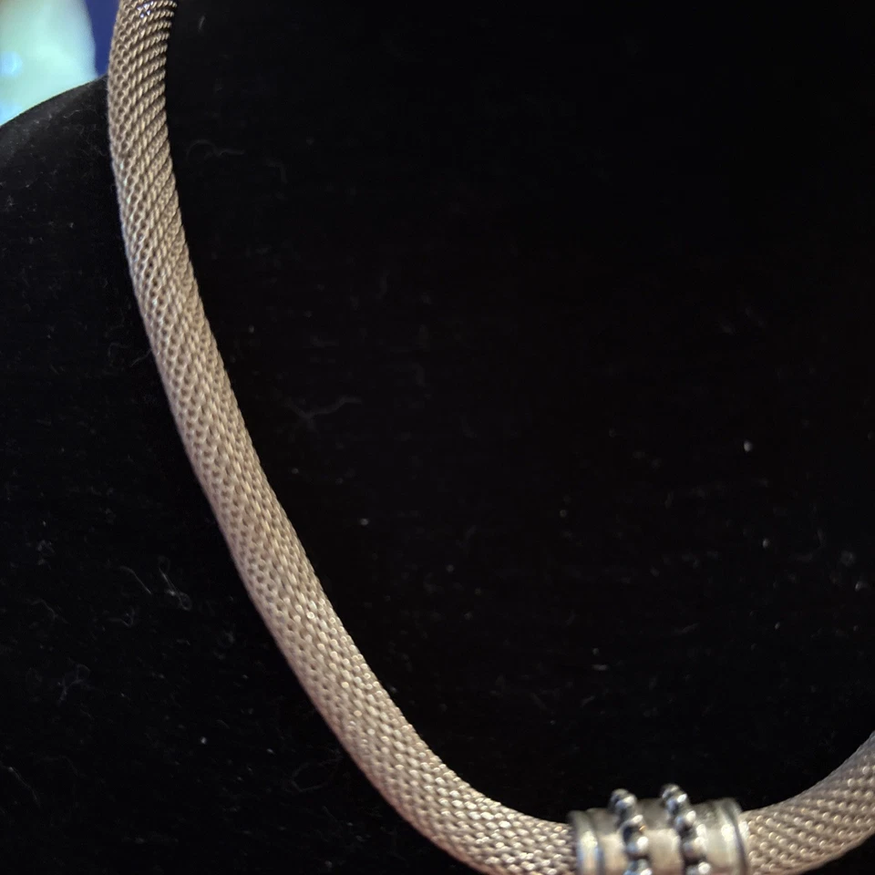 De colección. Joseph Esposito ESPO Sig. Gargantilla colgante de citrino a presión de plata de ley Foto 4 de 4