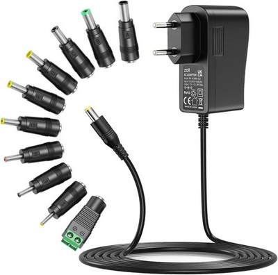 Universal AC DC Netzteil Ladegerät für LED Streifen und CCTV Kamera