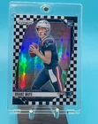 2024 Panini Prizm Black & White Checker #329 Drake Maye RC SSP PATRIOTS MVP