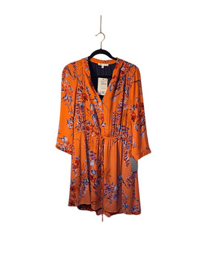 NWT DR2 women s floral, V-neck, 3/4 sleeve dress large