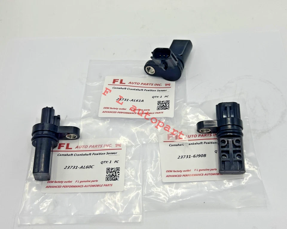 Árbol de levas/sensor de posición del cigüeñal X3 para Infiniti G35 Nissan 350Z Foto 4 de 4