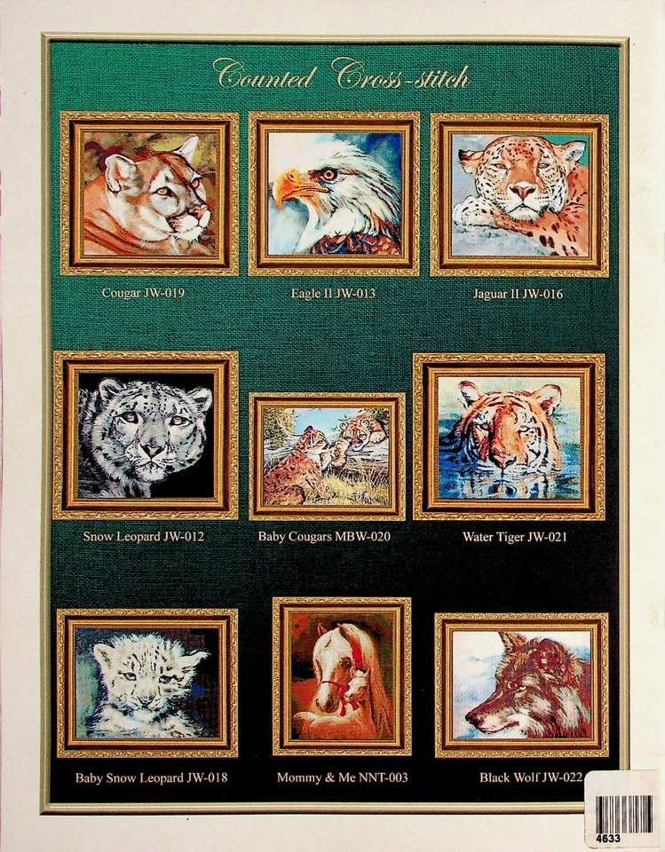 Devoted Soulmates Wolfs Wolves Cross Stitch Pattern By Kustom Krafts - Image 3 of 3