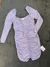 Sexy Kleid v. asos in glitzerndem flieder Gr.46 Neu mit Etikett