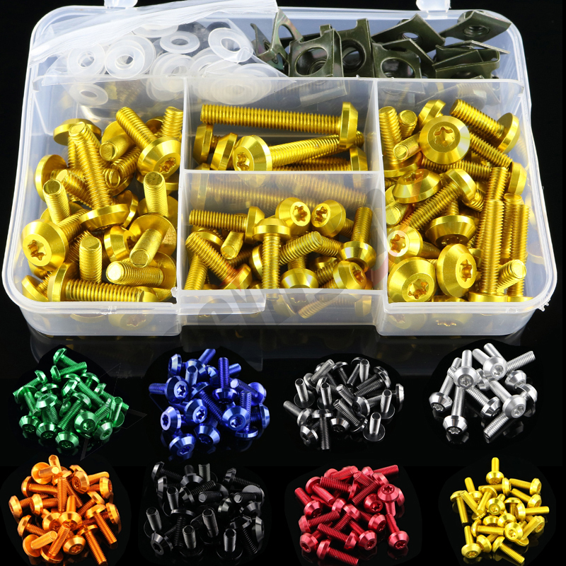 Full Kit Fairing Bolt Screws Kits For S1000RR K1200GT R1200RT F800GS/F800GT Full Kit Fairing Bolt Screws Kits For S1000RR K1200GT R1200RT F800GS/F800GT
