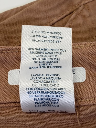 Women's Seven 7 Jeans Utility Ankle Skinny Twill Stretch Pants Brown Tan Size 4 - Picture 8 of 8