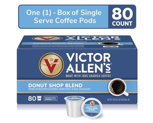 Victor Allen's Donut Shop Mischung Kaffee Medium Röstung Einzelportion Kaffeepads 80 - Bild 3 von 6