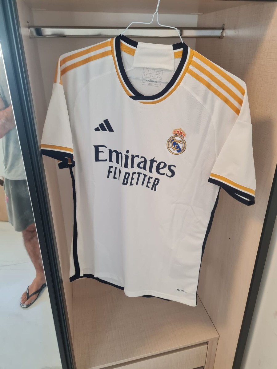 New Adidas Real Madrid Jersey Men's Shirt - T-shirt HR3796 Size