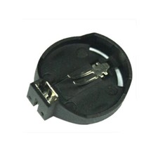 100PCS Button Coin Cell Battery Socket Holder Case Black CR2025 CR2032