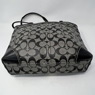 Coach Chelsea Heritage Stripe Tote Bag Purse 14477 Black | eBay
