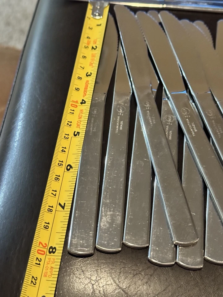 TRAMONTINA Brasilien Edelstahl Besteck NSF 731 732 736 50 Teile Gabel Löffel Messer #2 - Bild 3 von 4