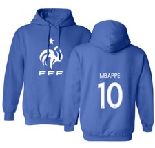 France 2018 Soccer 10 Kylian MBAPPE World Cup Men's Hooded Sweatshirt