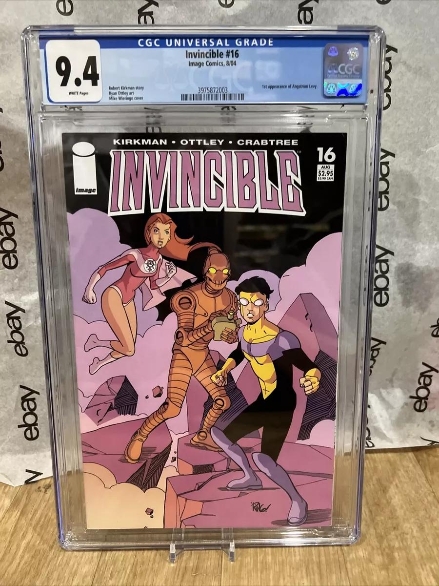 Invincible 16 (2004) CGC 9.4 NM 1st ANGSTROM LEVY Kirkman Image Comics