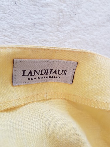 Vintage Shirt Blouse Yellow Size 16 18 Top Bavarian Oktoberfest Gypsy Button - Picture 8 of 11