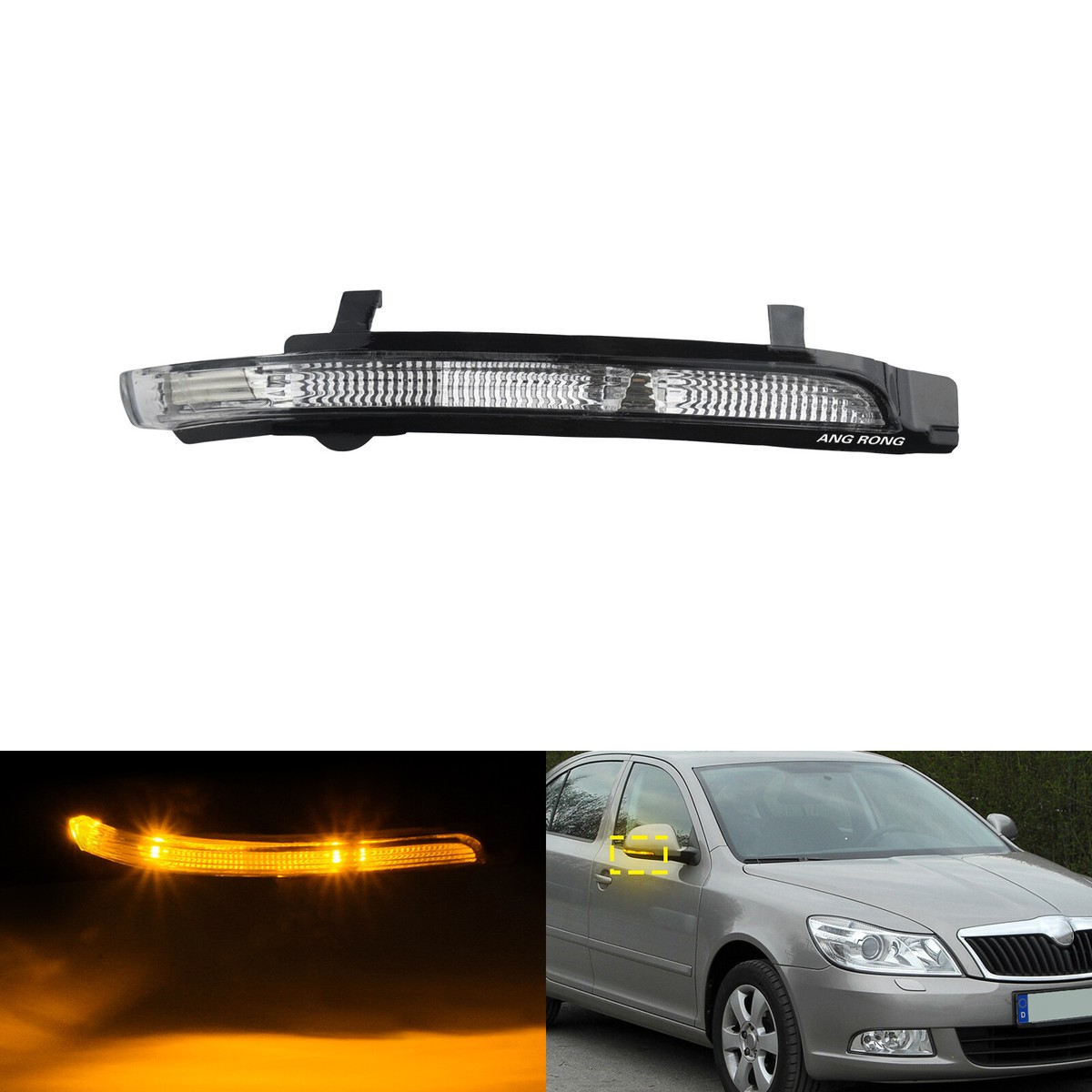 LED ターンシグナル 用オクタビア用 スーパー用 2009 2010 2011 2012 ダイナミック ブリンカー LED ターン ウィンカー  サイド ミラー ダイナミック ウィンカー ターンシグナル ライト サイドランプ フォード用 フォーカス用 4 MK4 2 1セット 車＆バイク  LEDダイナミック ... ターンシグナル 用 シュコダ 用 オクタビア 2009 2010 2011 2012 2013 車のサイドミラーウインカー