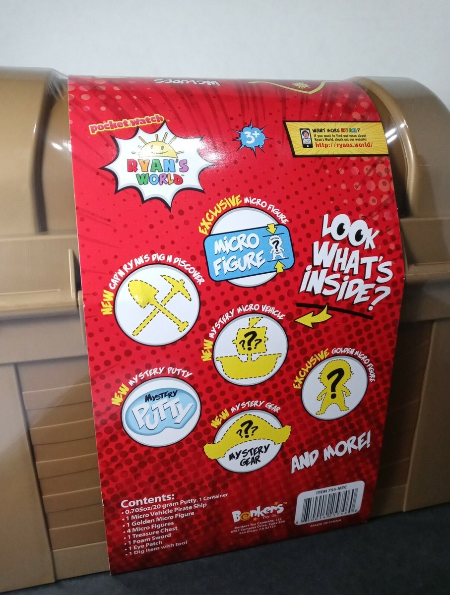 Treasure Chest Big W Ryan's World Toys Ryan's World Mystery